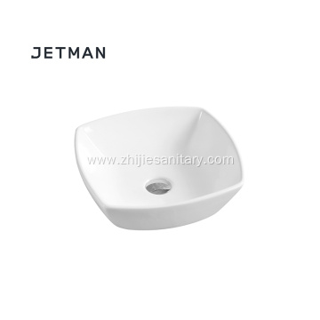 Bathroom ceramincs rectangul line art basin